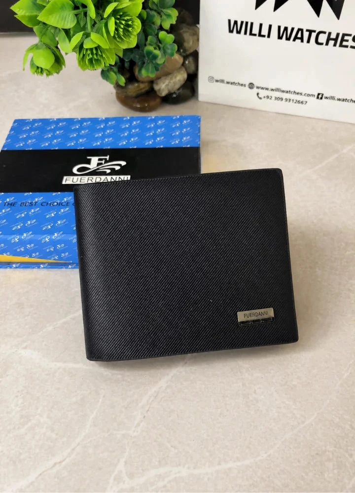 Slim professional leather wallet
