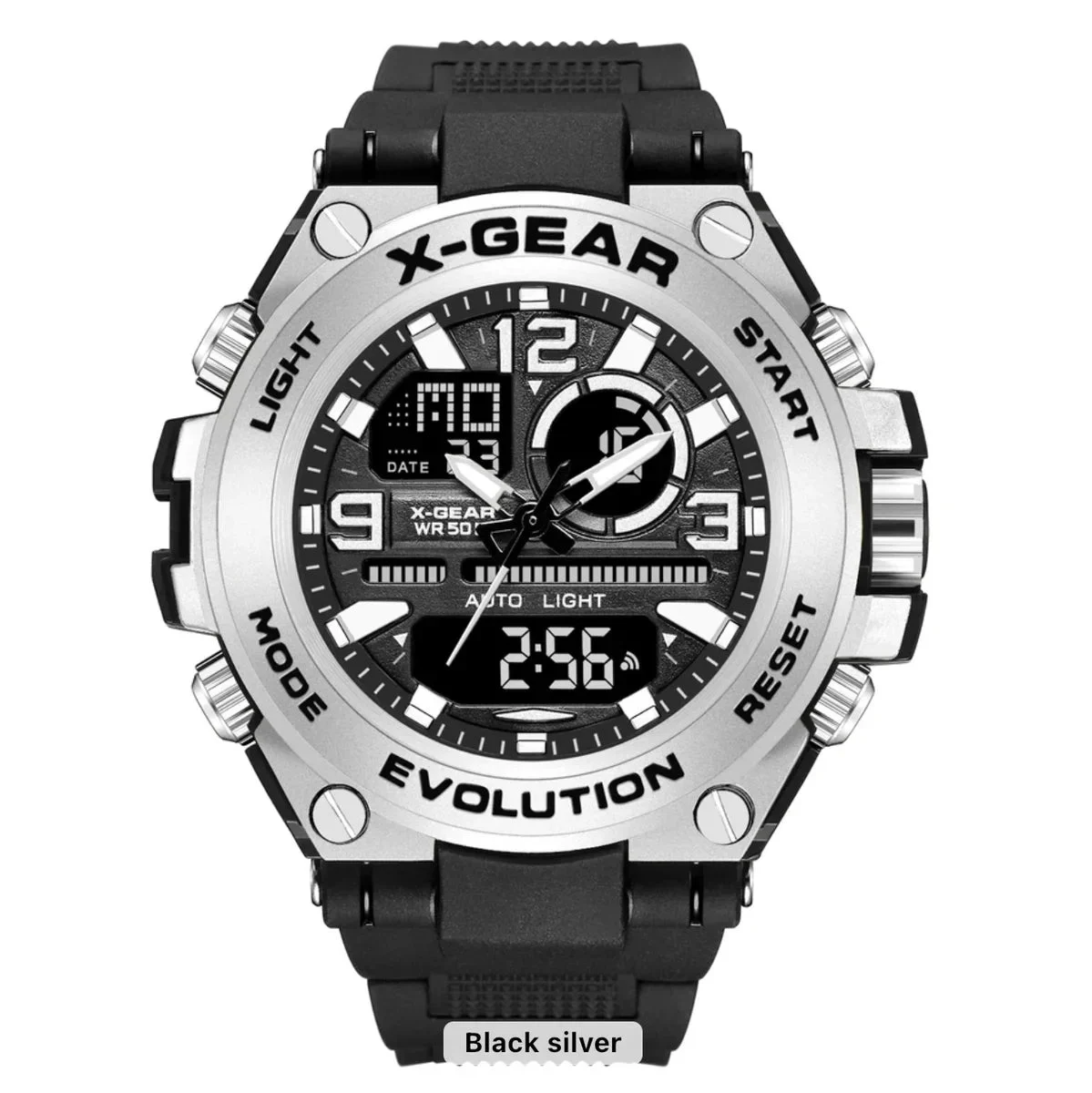X-GEAR analog digital sports watch